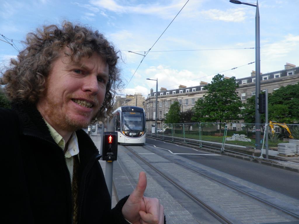 An Edinburgh Tram!