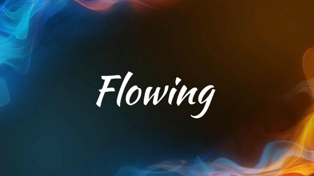 Flowing